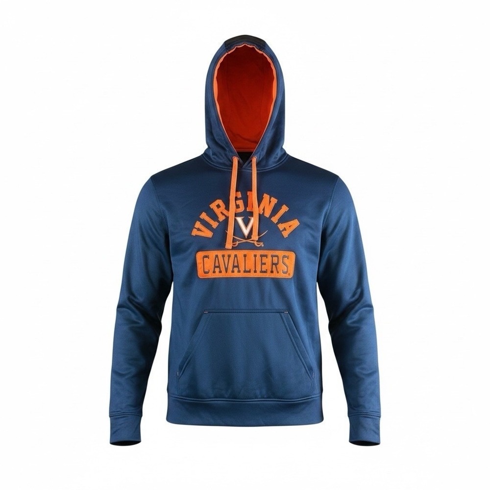 TOP OF THE WORLD Virginia Cavaliers Hoodie Adult S Navy Orange NCAA NWT